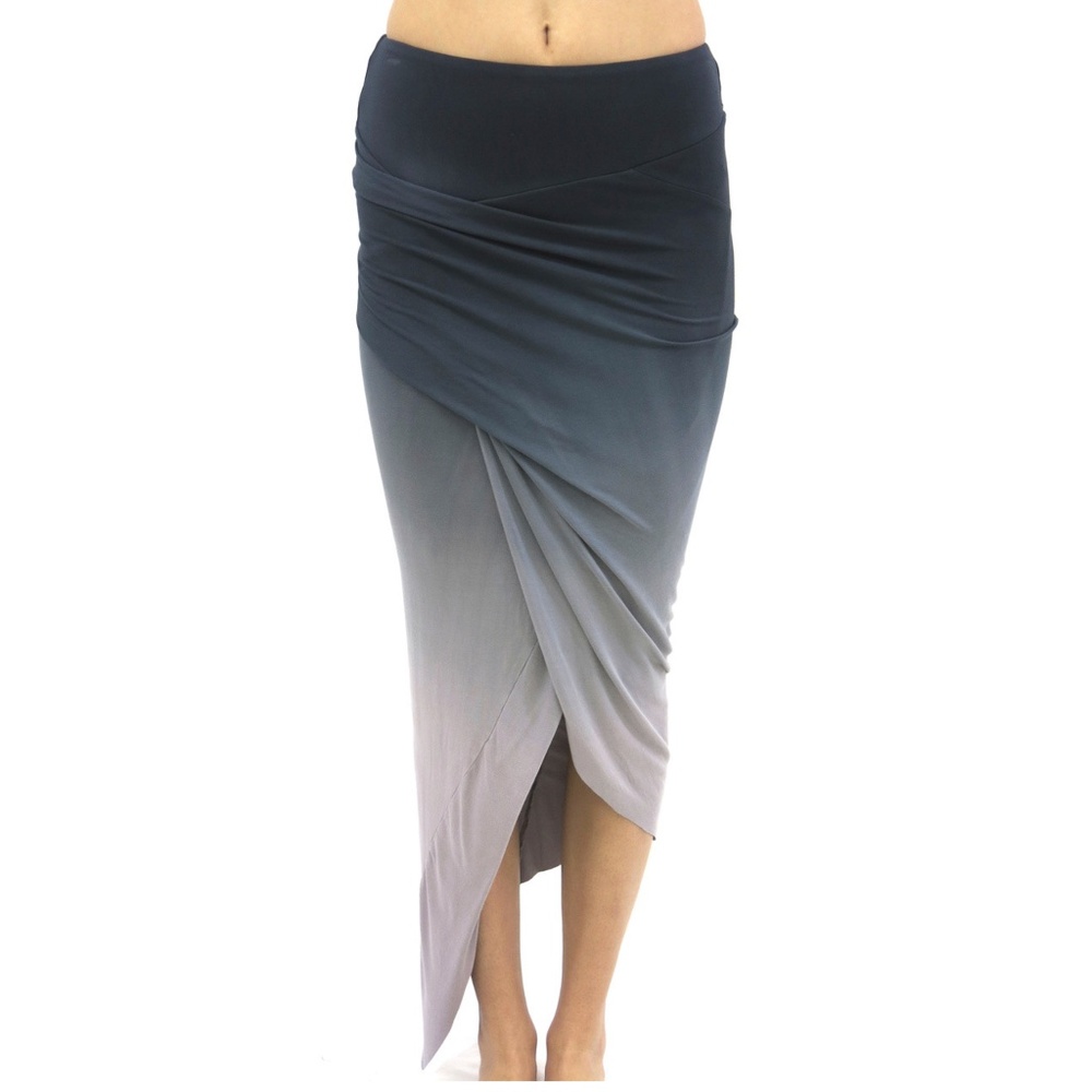 YOUNG FABULOUS AND BROKE SASSY SKIRT grey white OMBRE S